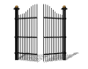 Анимация красивых открывающихся ворот